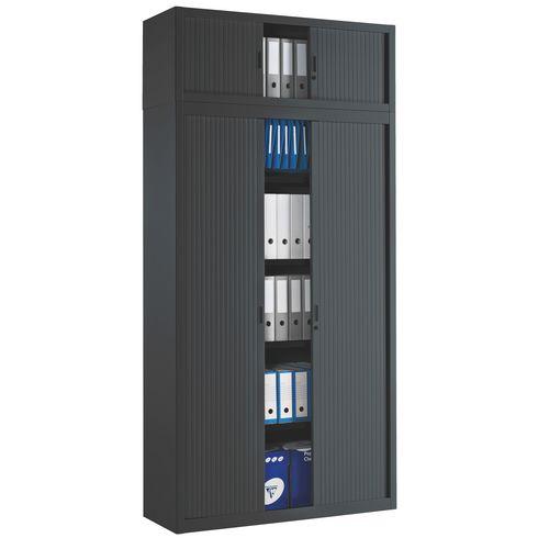 RÉHAUSSE À RIDEAUX ECO-CONÇUE CLASSIQUE H 44 X L 100 CM ANTHRACITE