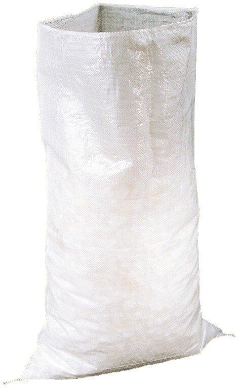 Sac à gravats 70L en polypropylène blanc - TALIAPLAST - solide et résistant avec lien de fermeture_0