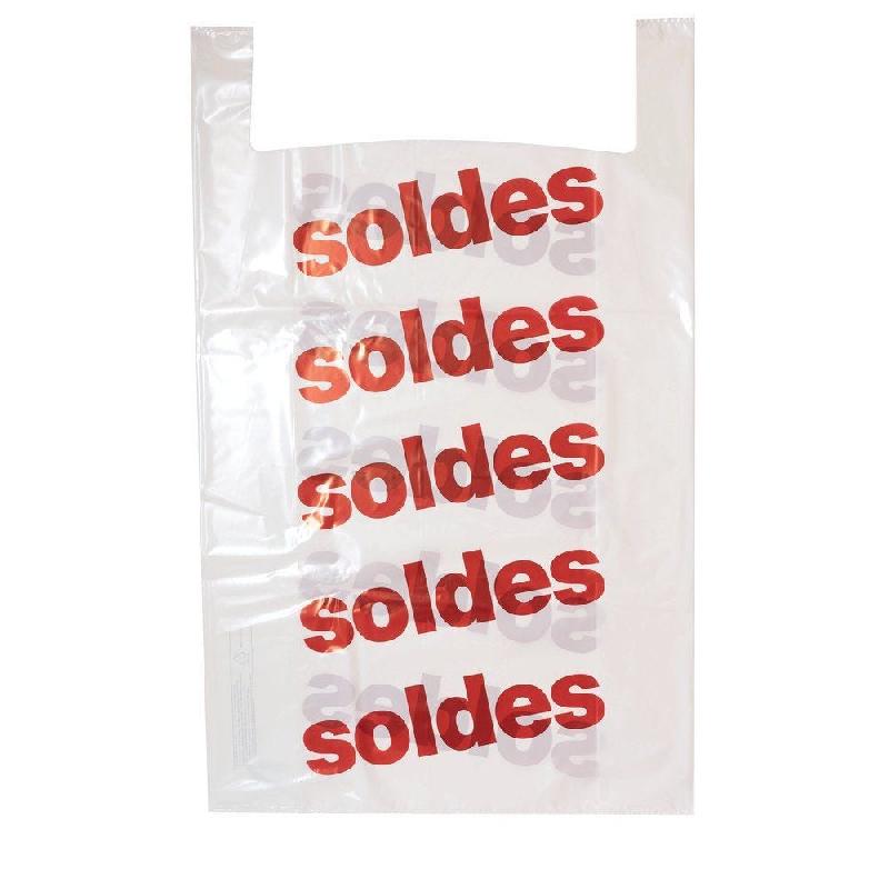 Sac soldes à bretelles PEBD 50µ 55x88+10cm - par 50 - conforme à la nouvelle réglementation des sacs plastique_0
