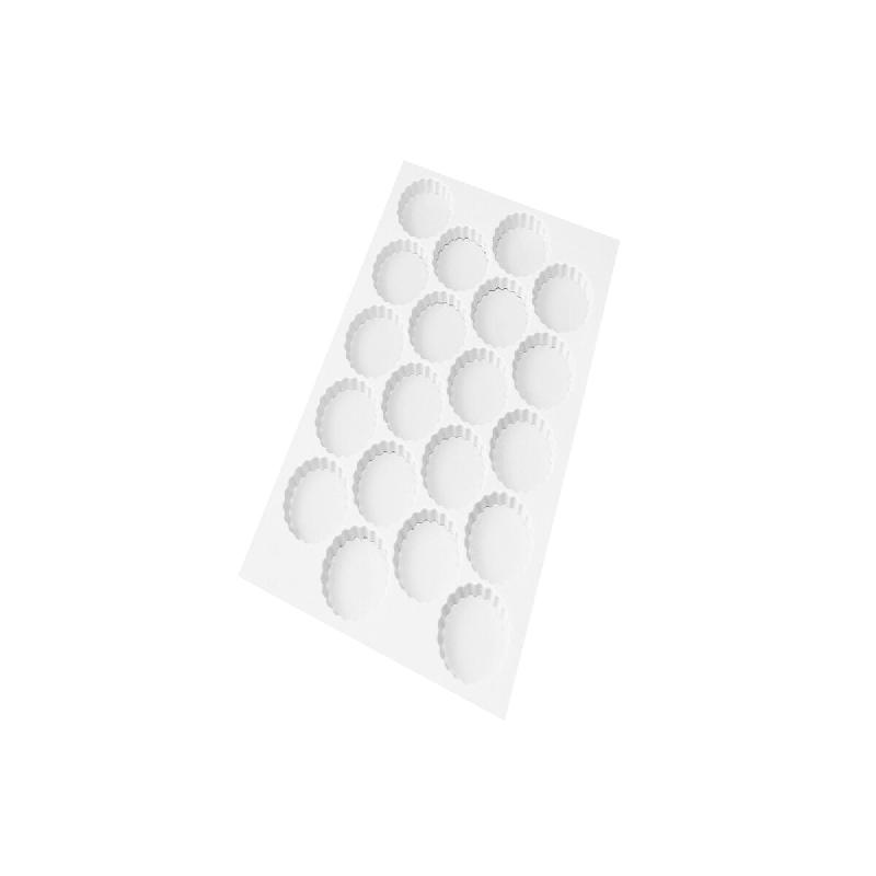 Schneider - Tapis emporte-pièce en plastique, rond, dentelé, No. 1, Ø 90 mm - plastique 166001_0