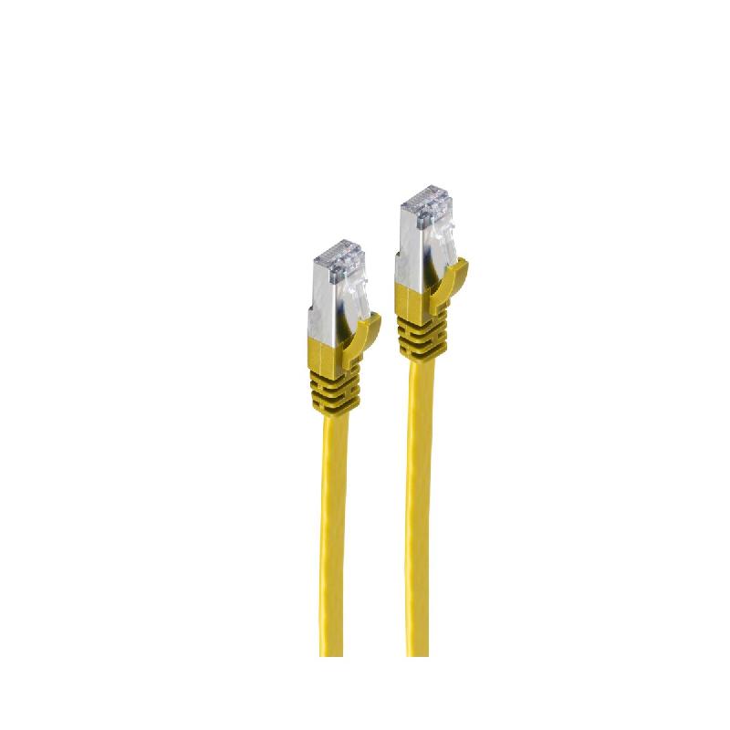 Shiverpeaks Câble patch plat BASIC-S U/FTP, Cat. 6A, 3,00 m - jaune 4017538060464_0