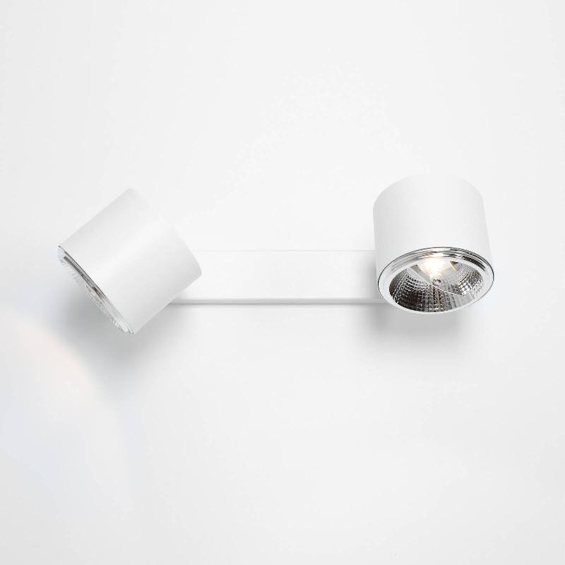 ALDEX SPOT POUR PLAFOND BOT, BLANC, À 2 LAMPES