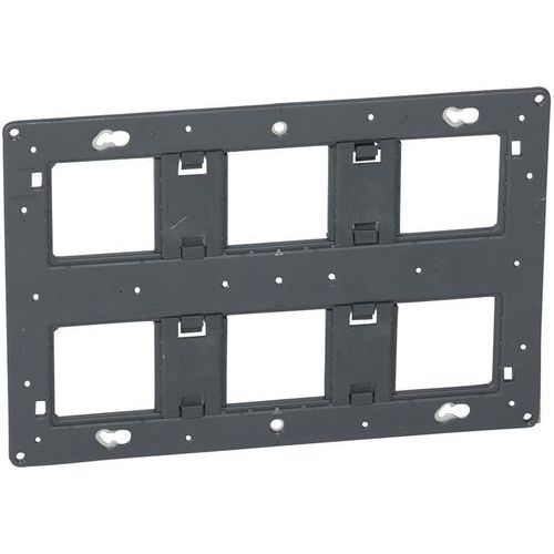 SUPPORT GRAND FORMAT À 2X3 POSTES 2X6/8 MODULES - LEGRAND