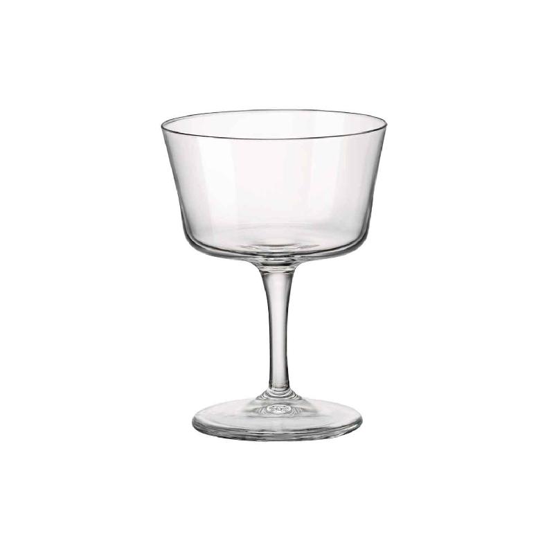 VERRE À COCKTAIL À PIED 22 CL - LOT DE 4 - BORMIOLI ROCCO - NOVECENTO FIZZ