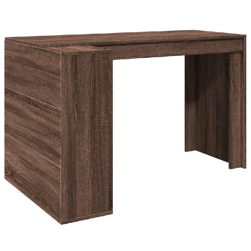 VidaXL Bureau chêne marron 123,5x73,5x75 cm bois d'ingénierie Modèle Orion Master Nordique - 847988_0
