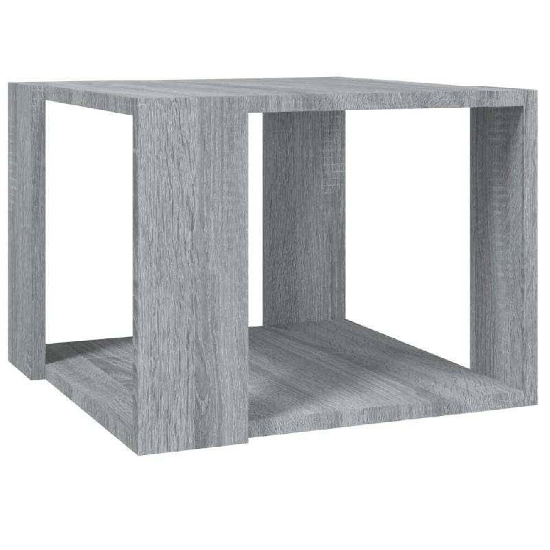 VidaXL Table basse Sonoma gris 40x40x30 cm Bois d'ingénierie Modèle Polaris Rectangulaire - 815169XL_0