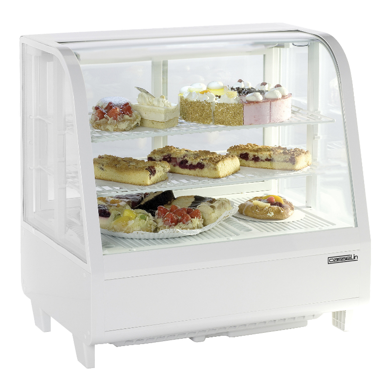 Vitrine réfrigérée à poser 100 L - Casselin - double vitrage, ventilation forcée, LED, 100L_0