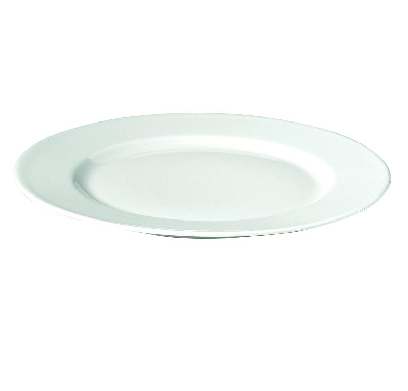 ASSIETTE PLATE ROND BLANC PORCELAINE Ø 31,5 CM VALENCAY PILLIVUYT