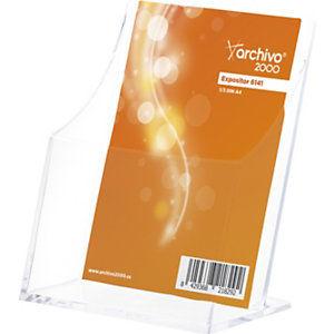 ARCHIVO200 Archivo 2000 Présentoir de table vertical format 1/3 de A4 transparent - 1 Case (lot de 3)_0