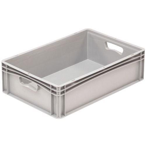BAC GERBABLE NORME EUROPE PLEIN GRIS 600 X 400 MMPOLYPROPYLÈNE_149105