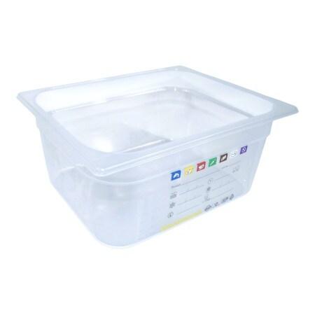Bac HACCP Polypropylène GN 1/2 H. 150 mm - Gastroland - transparent plastique polypropylène 3701666001666_0