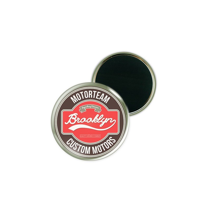 Badge magnet frigo personnalisé - diamètre 75 mm - pour communication et publicité_0