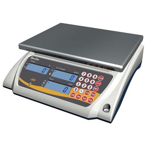 BALANCE COMPTEUSE 3KG/0.1G AVEC CERTIFICAT D'ÉTALONNAGE - MANUTAN EXPERT