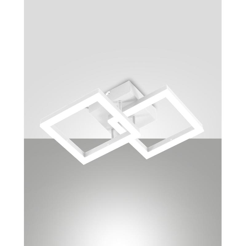 BARD plafonnier LED moderne 21W blanc 3394-28-102 Fabas Luce - blanc 8019282545712_0