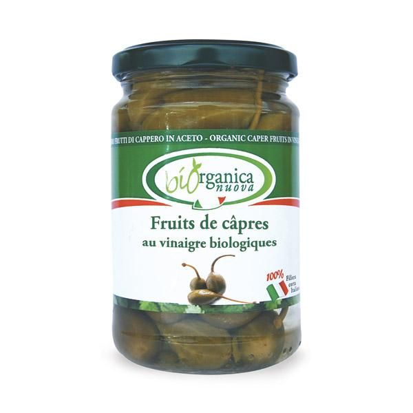 BIORGANICA NUOVA FRUITS DE CÂPRES AU VINAIGRE 280G ANTIPASTI BIO