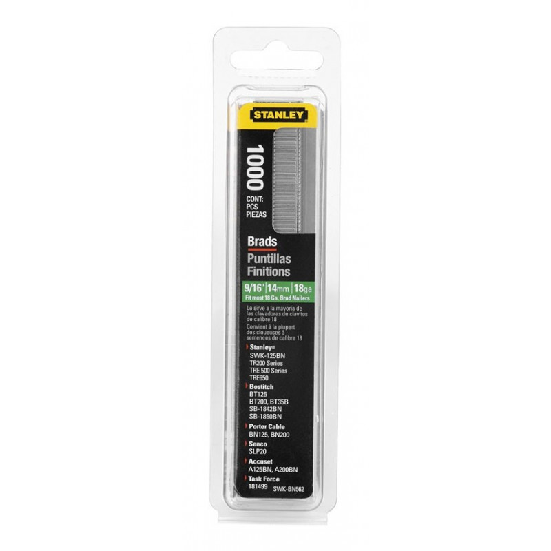 BOÎTE DE 1000 CLOUS 12MM TYPE J - STANLEY - 1-SWK-BN050T