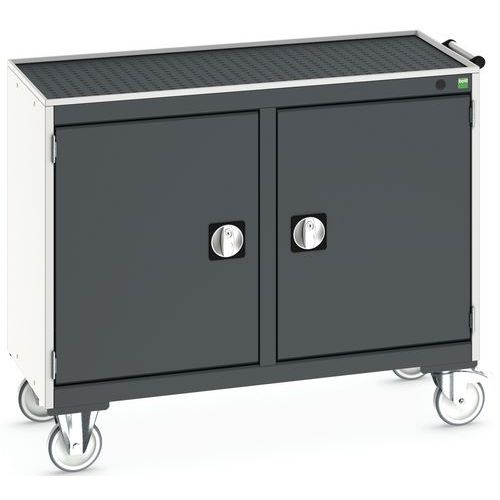 BOTT 1 DESSERTE DE MAINTENANCE CUBIO 2 PORTES - 1050X525X885MM - BOTT