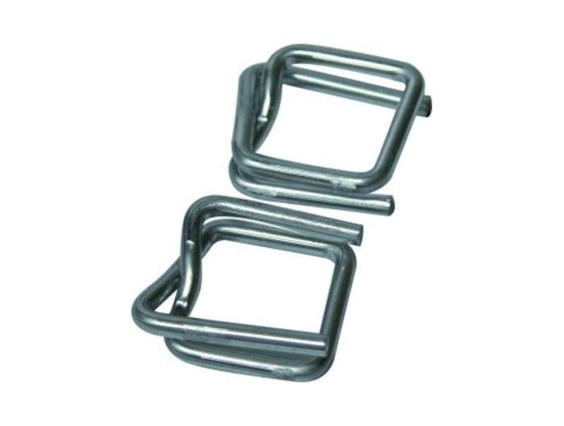 Boucles métalliques 13 mm pour feuillard textile - carton de 1 000 boucles_0