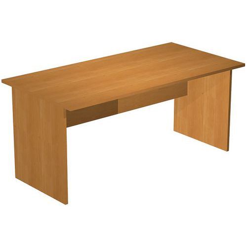 BUREAU DROIT PIEDS PANNEAUX FAST - 160 CM - AULNE - AULNE
