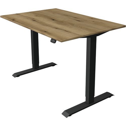 BUREAU RÈGLABLE MOVE1FONCTION MÉMOIREANTRL120XP80CMCHÊNE - KERKMANN