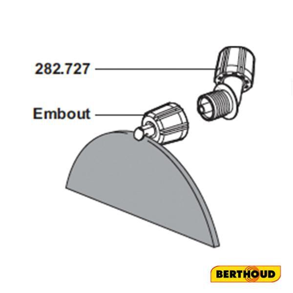 Buse pinceau RS 03-80 bleue Berthoud - Pour jets plats de grande largeur_0
