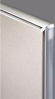 Cloison de toilette en acier inoxydable - résistante aux égratignures et graffiti - finition durable_0