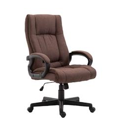 CLP Fauteuil de bureau XL Sparta tissu Marron - marron textile 192341603_0