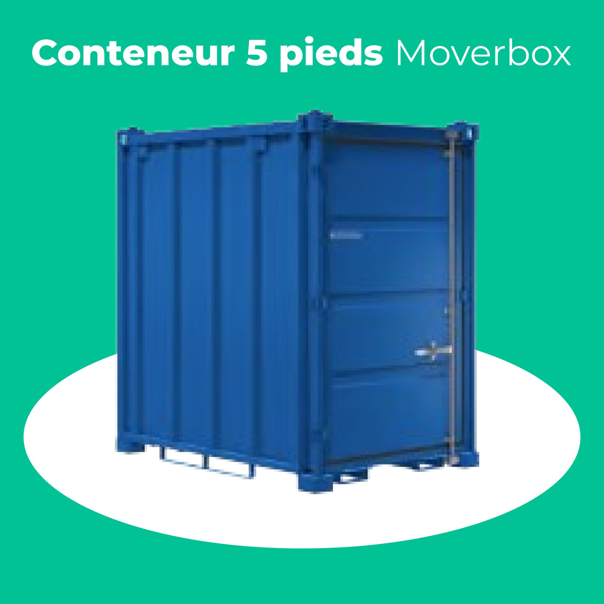Conteneur de stockage MOVERBOX 5 pieds Neuf_1