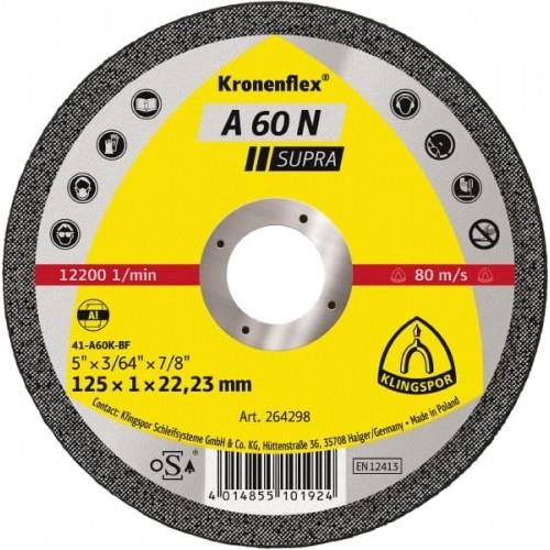 DISQUES À TRONÇONNER KRONENFLEX® POUR ALUMINIUM ET ACIER - PAR 25 KLINGSPOR