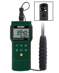 THERMO-ANÉMOMÈTRE À MICRO-HÉLICE TÉLESCOPIQUE DIAM.18MM, 0.5 À 20M/S, +-3% + HYGROMÈT - EXTAN340