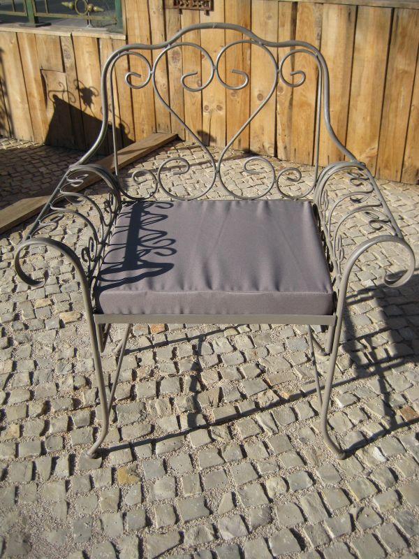 FAUTEUIL EN FER FORGÉ