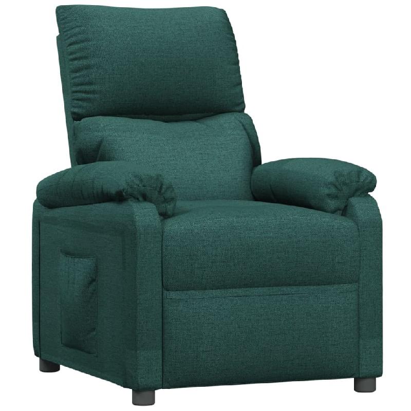 Fauteuil inclinable Vert foncé Tissu Modèle Sermonel - 342456_0