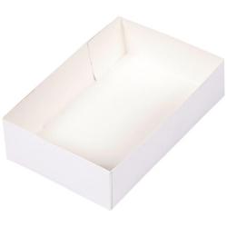 Firplast Caissette pâtissière carton blanche 26x16,7x7 cm - blanc 3104400000978_0