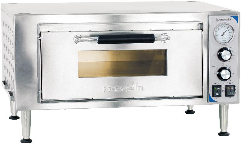 Four à pizza à quartz - acier inoxydable avec sole en pierre réfractaire - système de chaleur réglable - Casselin CFRPQ1_0
