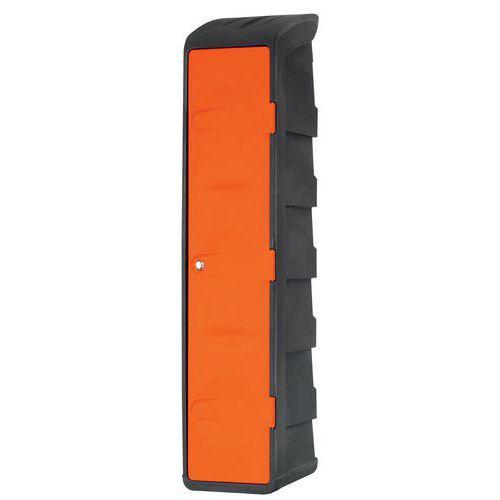 VESTIAIRE PLASTIQUE INDUSTRIE SALISSANTE - SUR SOCLE AVEC COIFFE - EMP