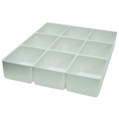 GRILLE ALVÉOLÉE 9 COMPARTIMENTS POUR BLOC XM