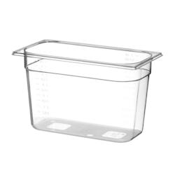Hendi Récipient Gastronorm 1/3, 325x176x200 mm, transparent - transparent matière synthétique 861509_0