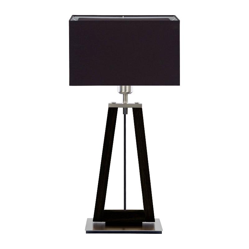 HERZBLUT BI BOB LAMPE DE TABLE, CHÊNE CENDRÉ CHARBON/NOIR