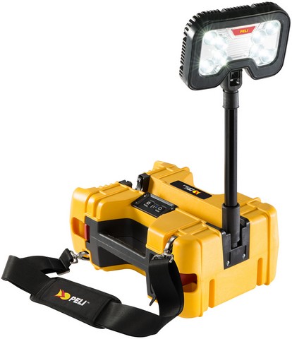 Kit d'éclairage professionnel LED RALS 9480 - 4000 lumens - 28 heures d'autonomie - mât rotatif 340°_0