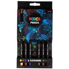 LOT DE 2 - CRAYONS DE COULEUR PENCIL KPE200, ÉTUI CARTON DE 6