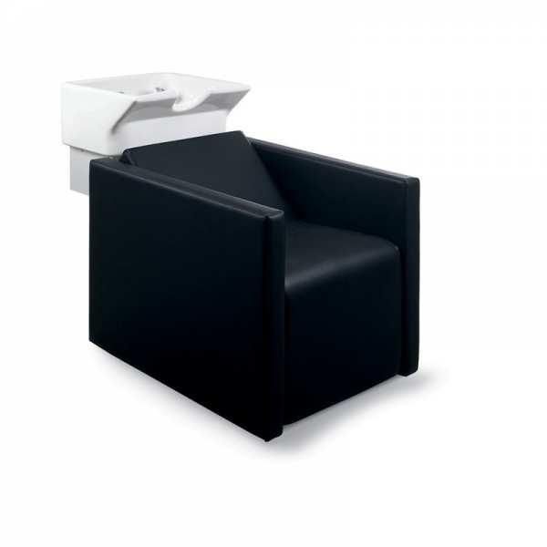 Bac de lavage - Kuawell Basic FA 430 B avec cuvette ergonomique basculante, bonde siphoïde et fauteuil intégré_0