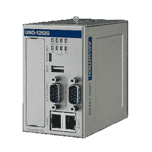 PC industriel fanless - processeur Quark X1001, 256MB RAM, 2xEthernet, 2xCOM, 8xDIO, 2xmPCIe - Référence UNO-1252G-Q0AE_0