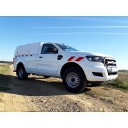 Pick-up haute pression - hydrocureur Huwer - 3080 kg - Ford Ranger 4x4 tout-terrain 150CV_0