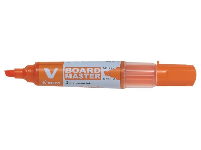 Pilot 355905 Marqueur pour tableau blanc V BOARD MASTER, pointe biseautée, orange - 4902505355905_0
