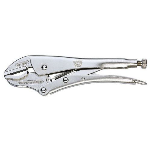 PINCE-ÉTAU UNIVERSELLE - 250MM - ZINGUÉE BRILLANTE - CAPACITÉ 35MM - KNIPEX