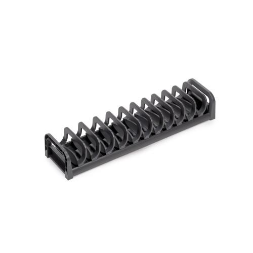 PORTE-ASSIETTE POUR TIROIR ORDERBOX - 120X470MM - GRIS - ALU ET PLASTIQUE EMUCA