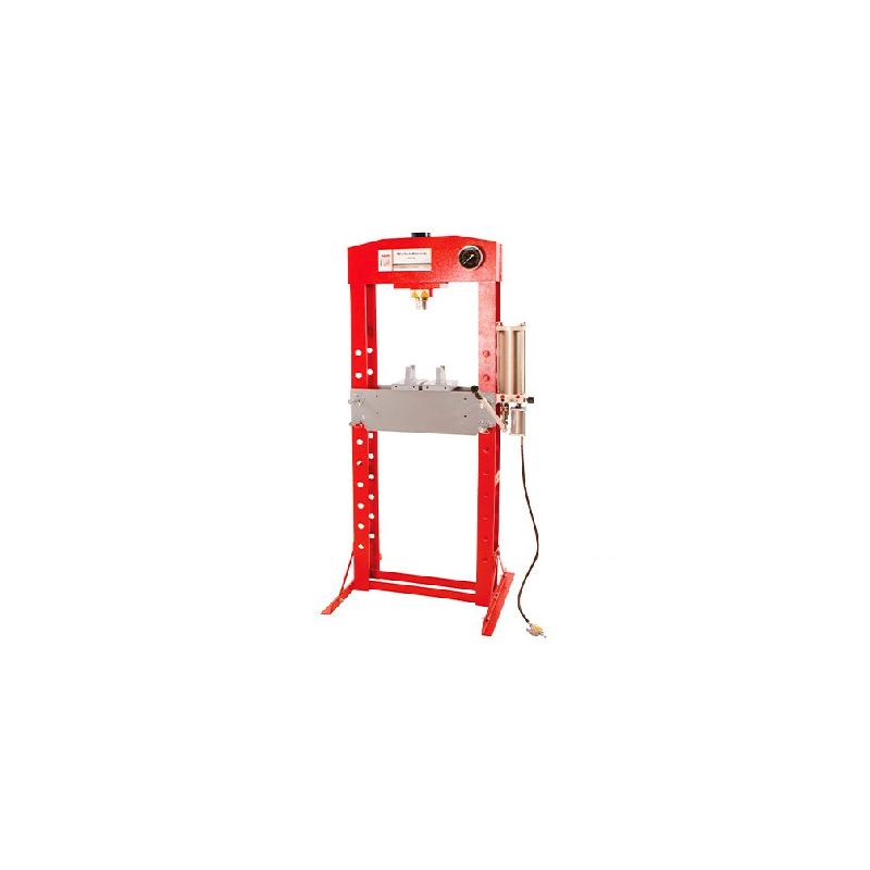 Presse hydraulique d'atelier 30 Tonnes - WP30H HOLZMANN avec manomètre et table réglable_0