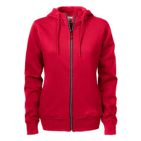 PRINTER OVERHEAD SWEATSHIRT FULLZIP FEMMES ROUGE - TAILLE XS