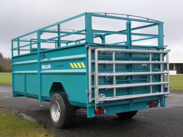Remorque bétaillère V 52 - PTAC 5500 kg - Monocoque, un essieu, flèche fixe_0
