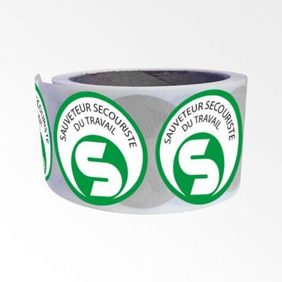 ROULEAU MINI AUTOCOLLANTS SST 